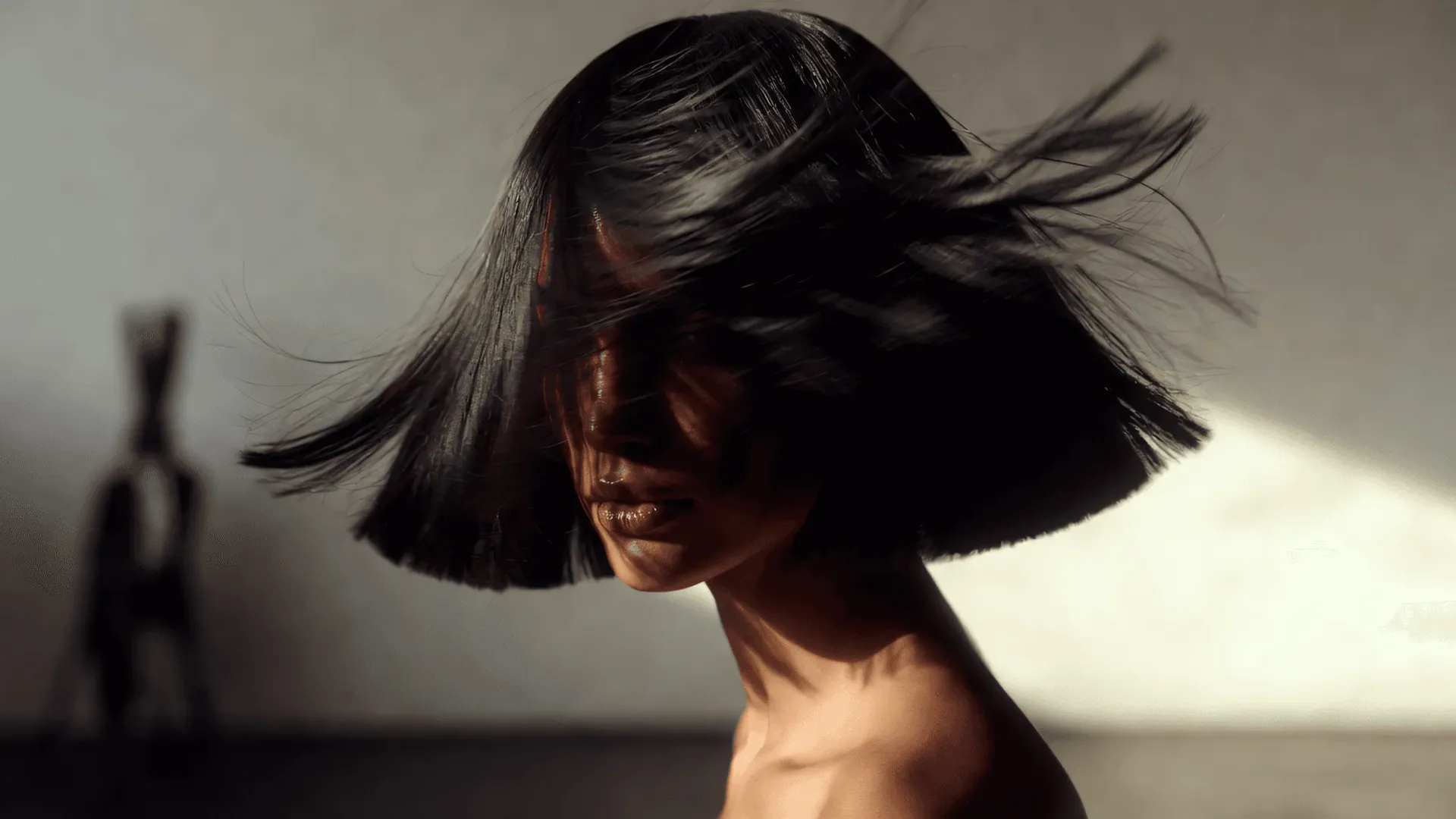 Precision hair styling at Tuscani